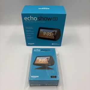 Amazon Echo Show 5 Smart Display With Adjustable Stand Alexa WiFi Black 1st Gen